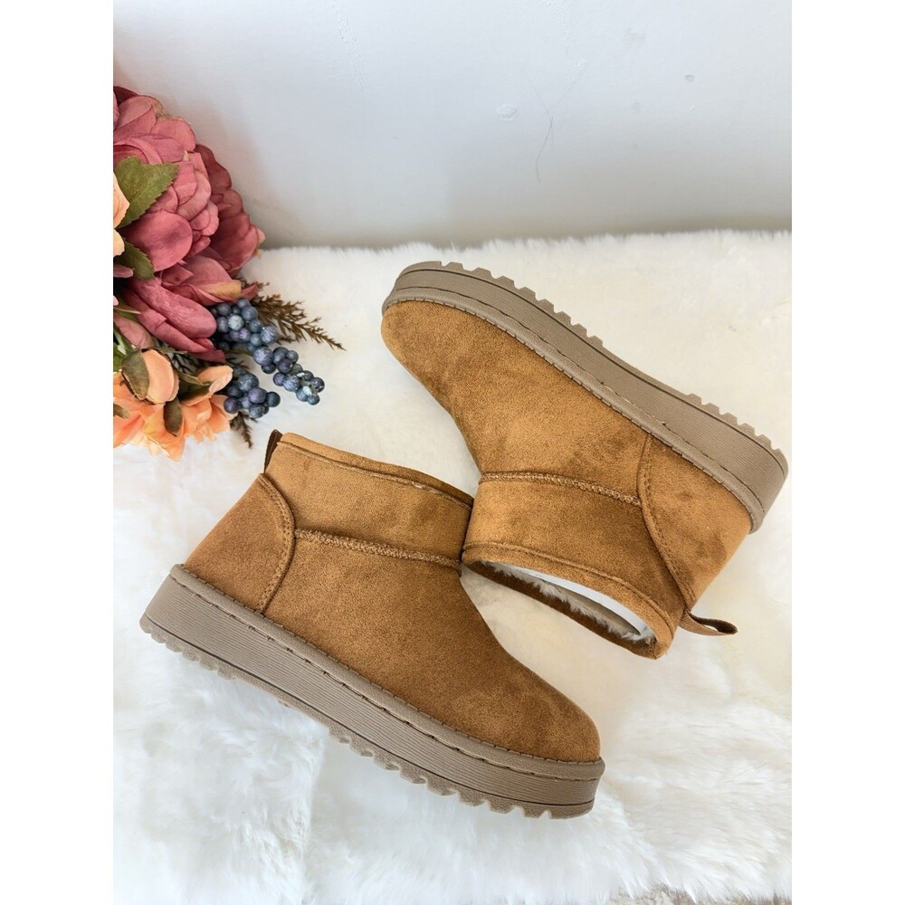Sonoma Goods For Life Girl's Kazz Ankle Boots JL3 Cognac Size US:12 - Picture 2 of 13